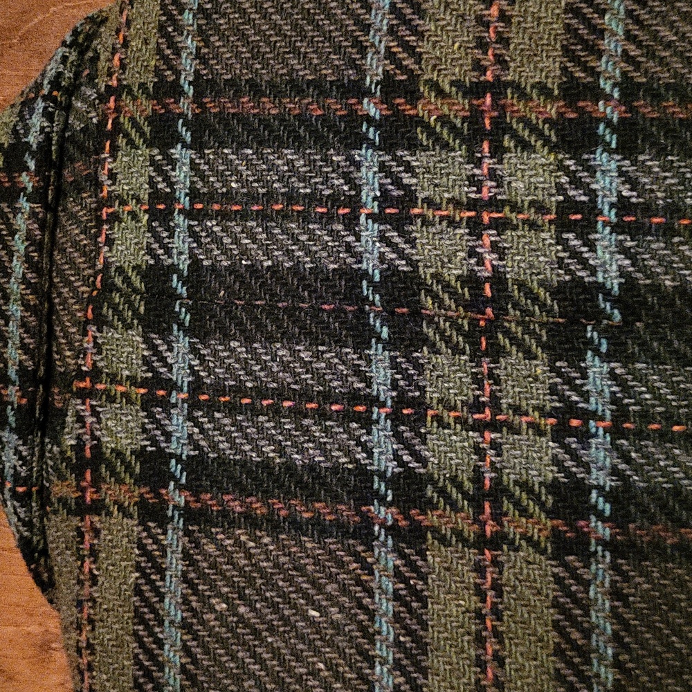 Nordstrom's Wool Blend Plaid Jacket Small - Picture 9 of 11